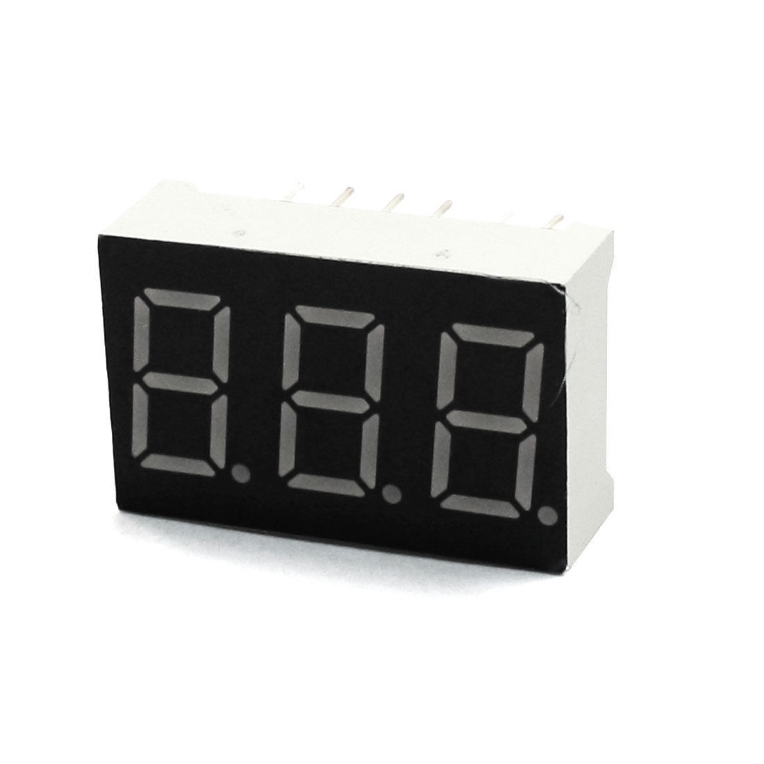 Common Anode Three Digit 7 Seg 11 Pin Red LED Display 23mmx14mm