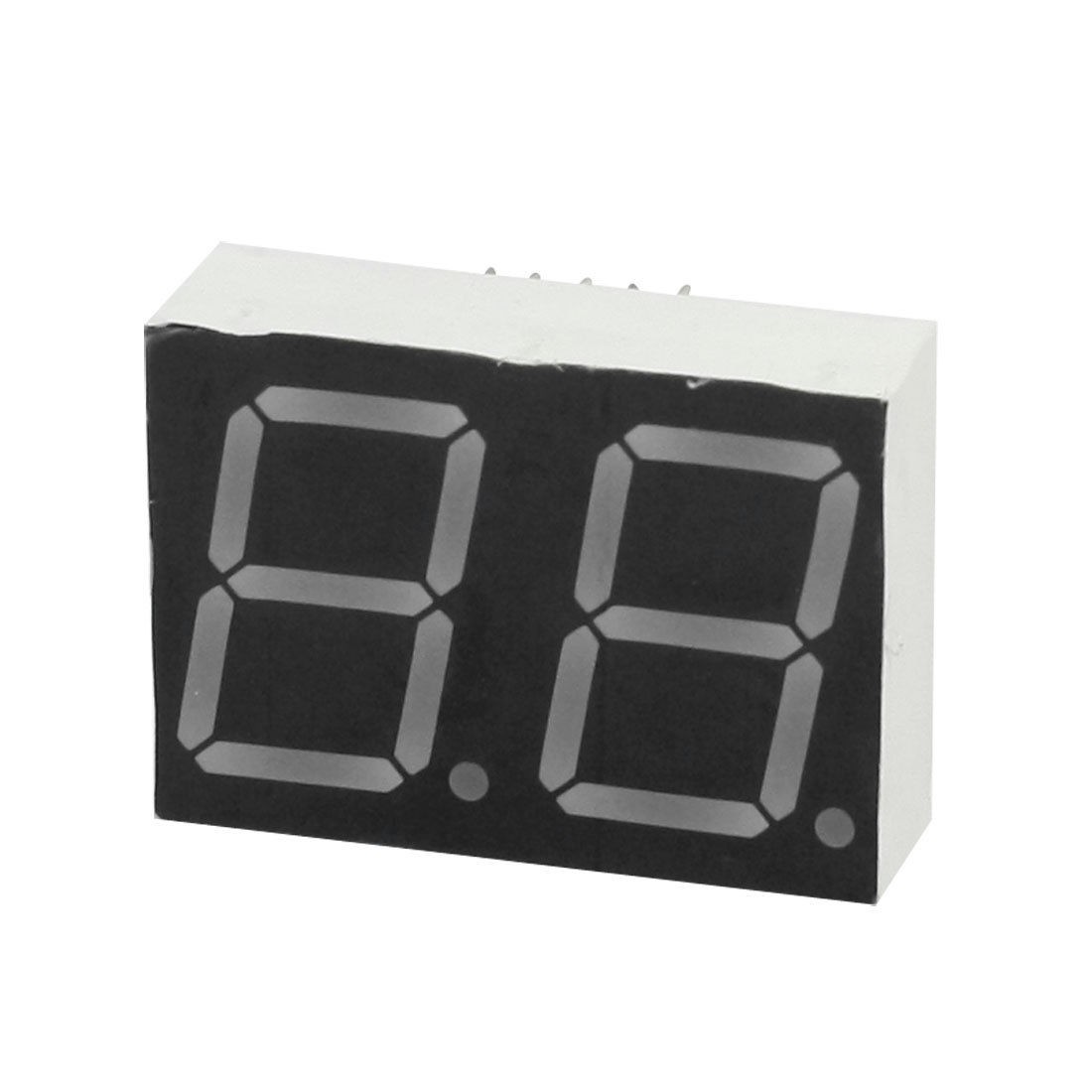 Red LED Numeric 10 Pin DIP 2 Bit 2-Digit Common Cathode Digital Tube