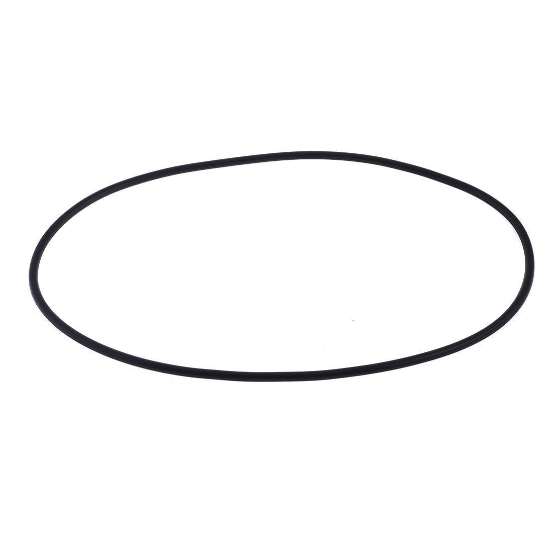 250mm Outside Diameter 5.7mm Thick Flexible Nitrile Rubber NBR O Ring Washer