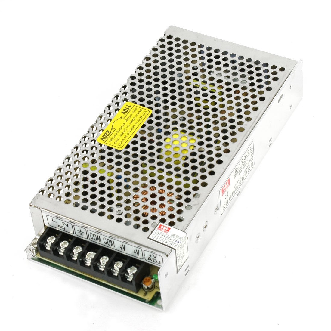 LED Strip Switch Driver Power Supply Transformer AC 200-240V DC 24V 5A