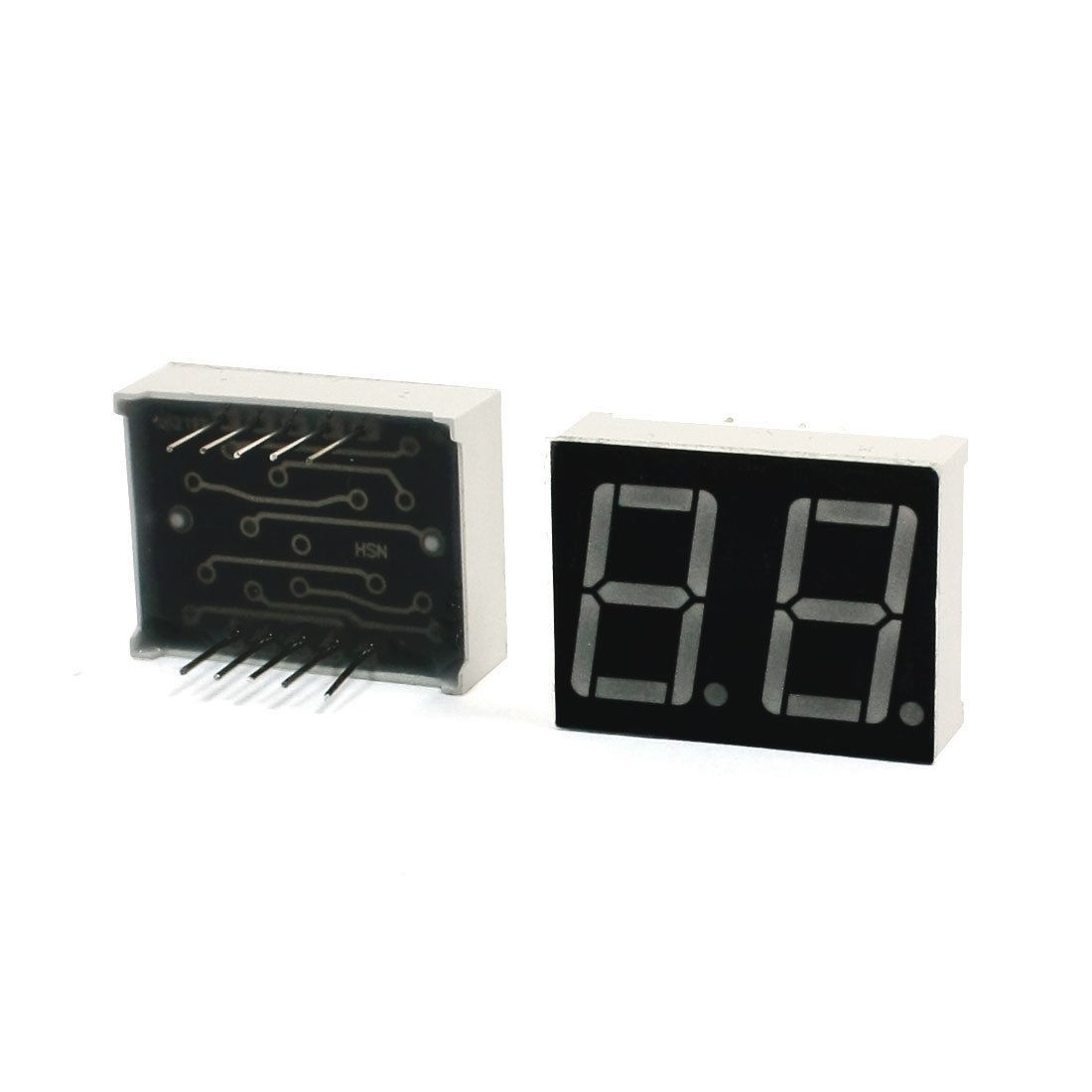 2pcs 0.56" 10 Pin DIP 2 Bit 2-Digit Common Cathode Red LED Digital Tube