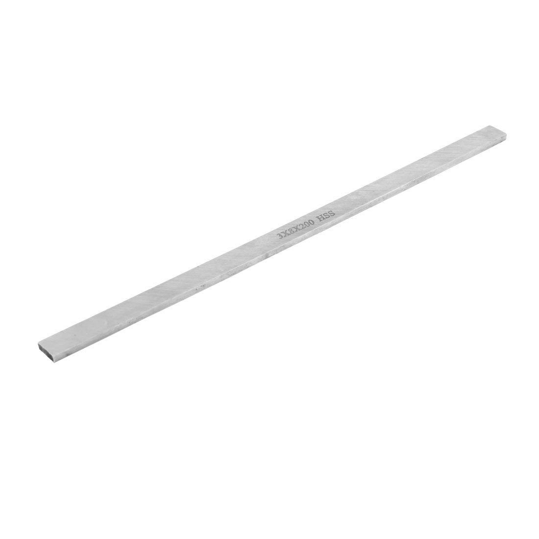 3mmx8mmx200mm Turning Parting Milling Lathe HSS Tool Bit Gray