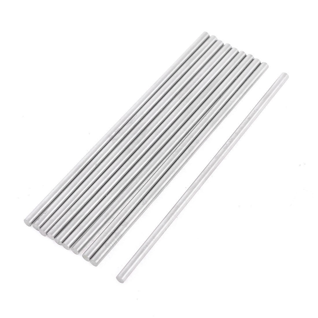 10 Pcs High Speed Steel Round Turning Lathe Carbide Bars 3mm x 100mm