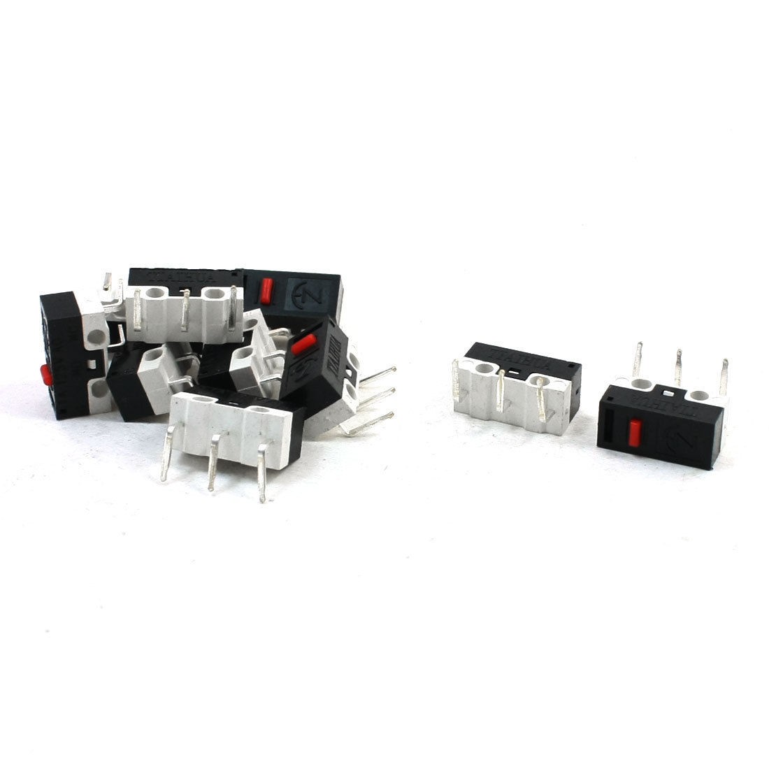 10PCS 3 Bent Pin SPDT Momentary Micro Limit Switches AC125V 1A