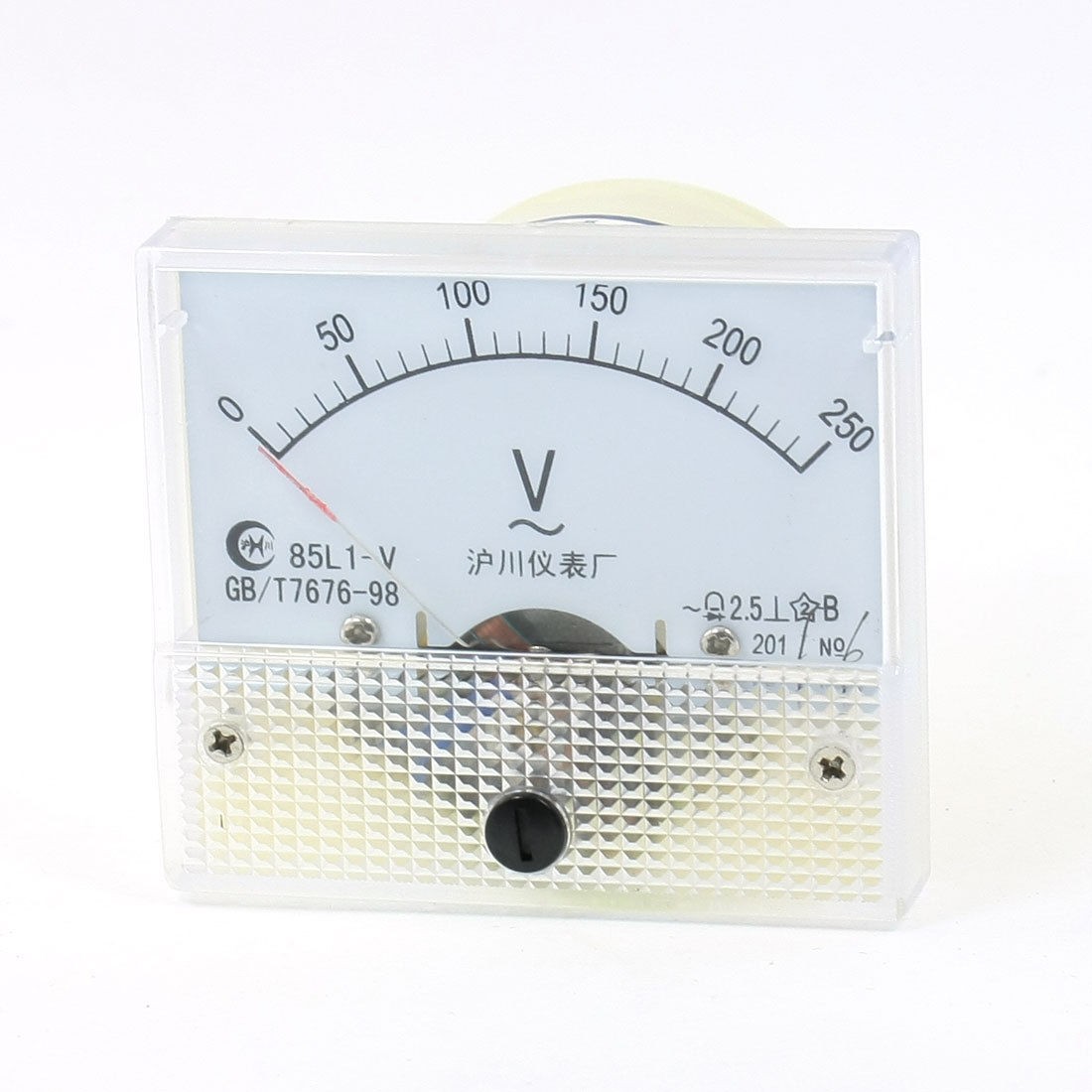 Class 2.5 AC 0-250V Analog Voltage Voltmeter Panel Meter 85L1-V