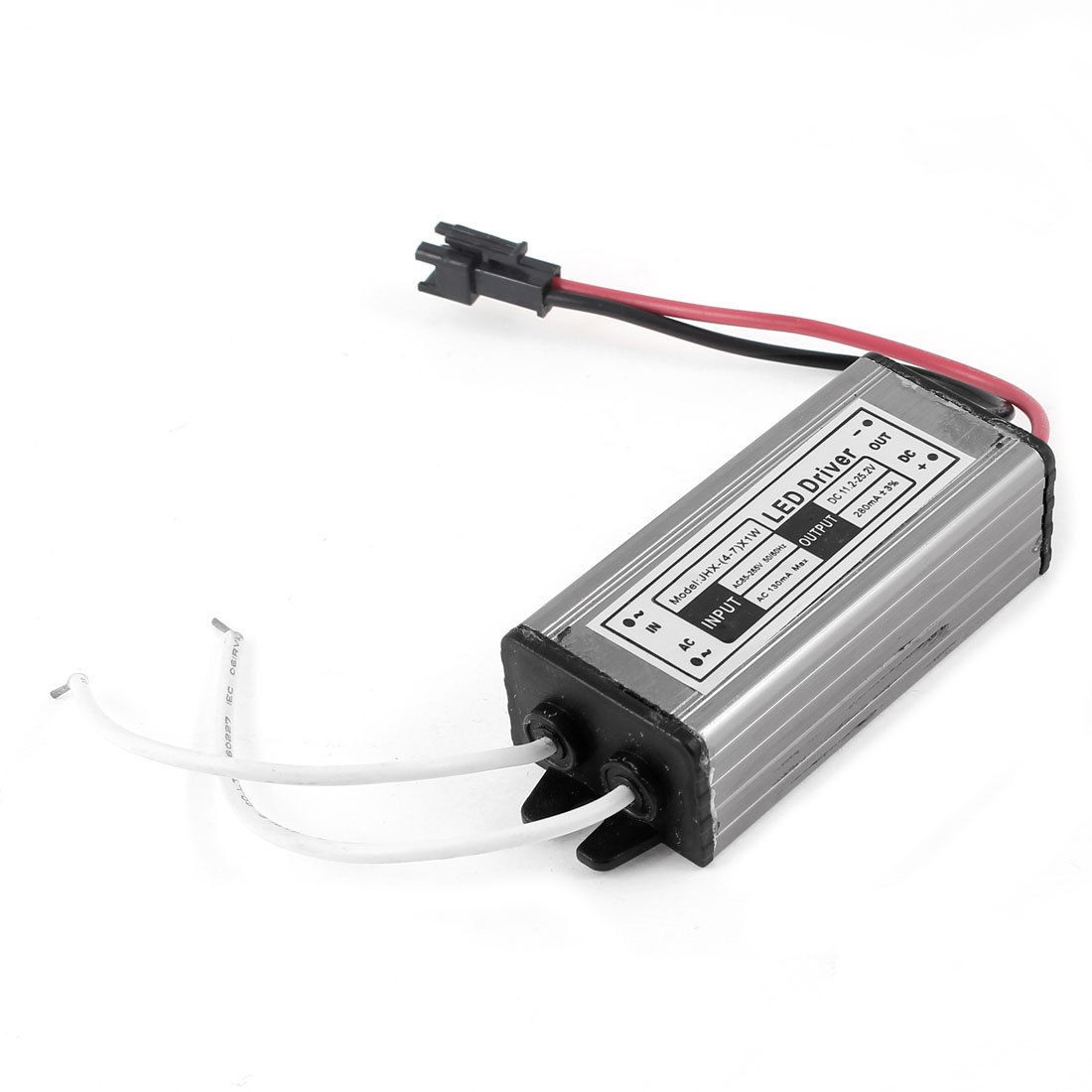 Water Resistant LED Driver Power Supply AC 85-265V to DC 11.2-25.2V (4-7)x1W