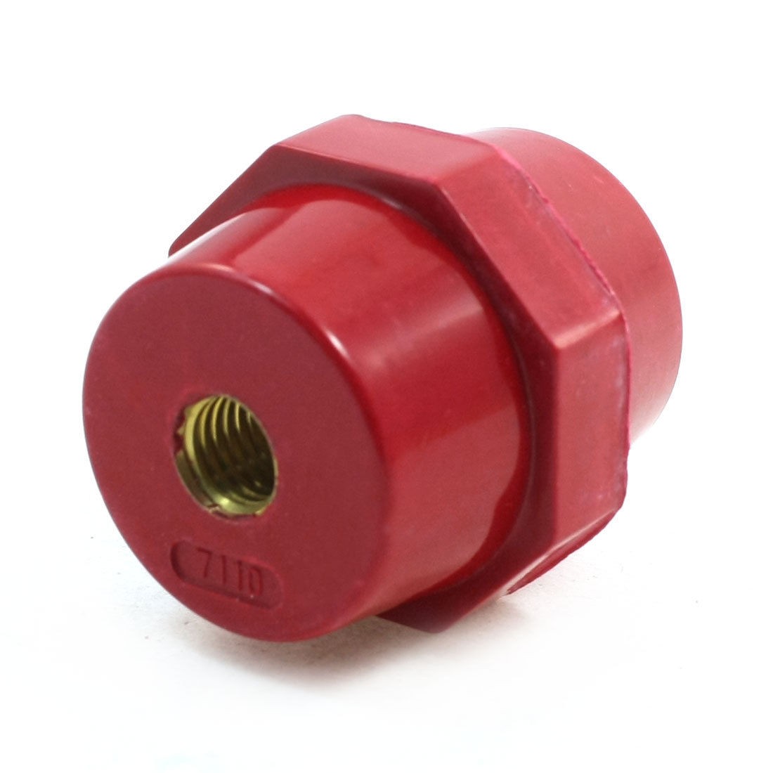9/25" Dia Brass Female Thread Support Enhanced Insulator Connector