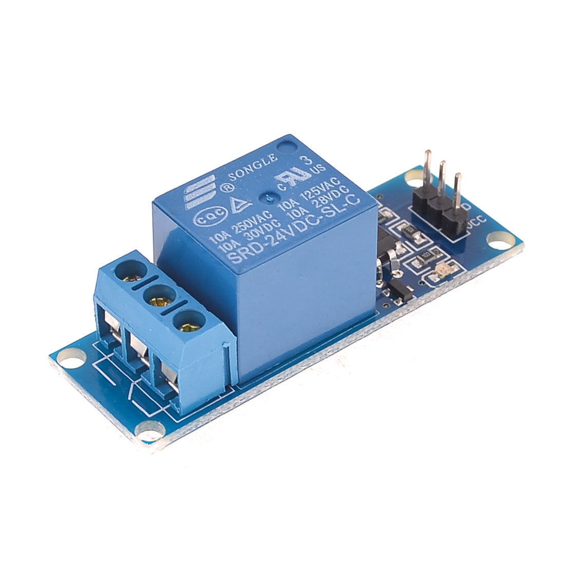 24V 1Channel Expansion Board Optocoupler Driver High Level Relay Module