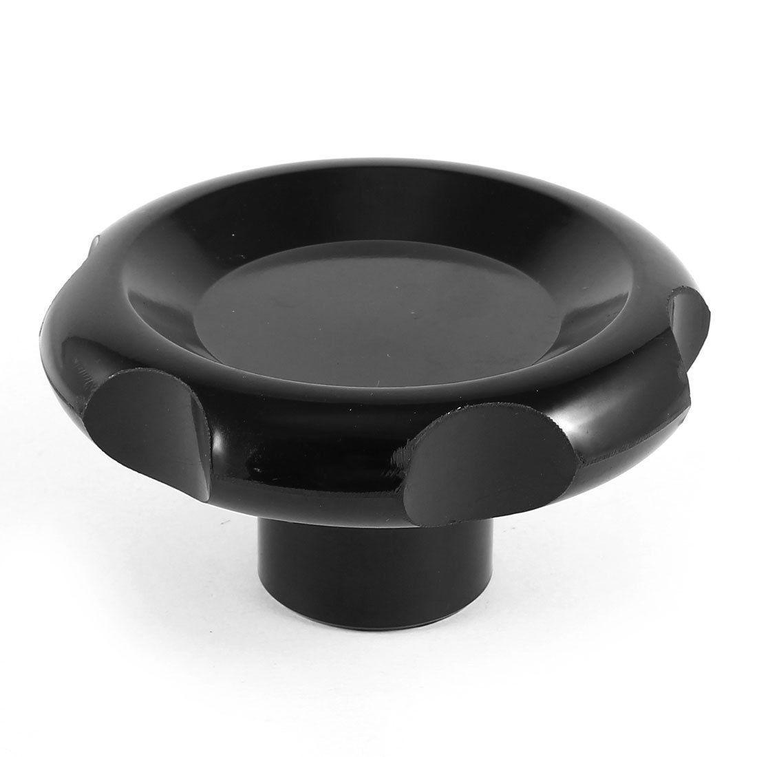 14mm Diameter Female Thread Diameter Screw On Type Round Knob Black