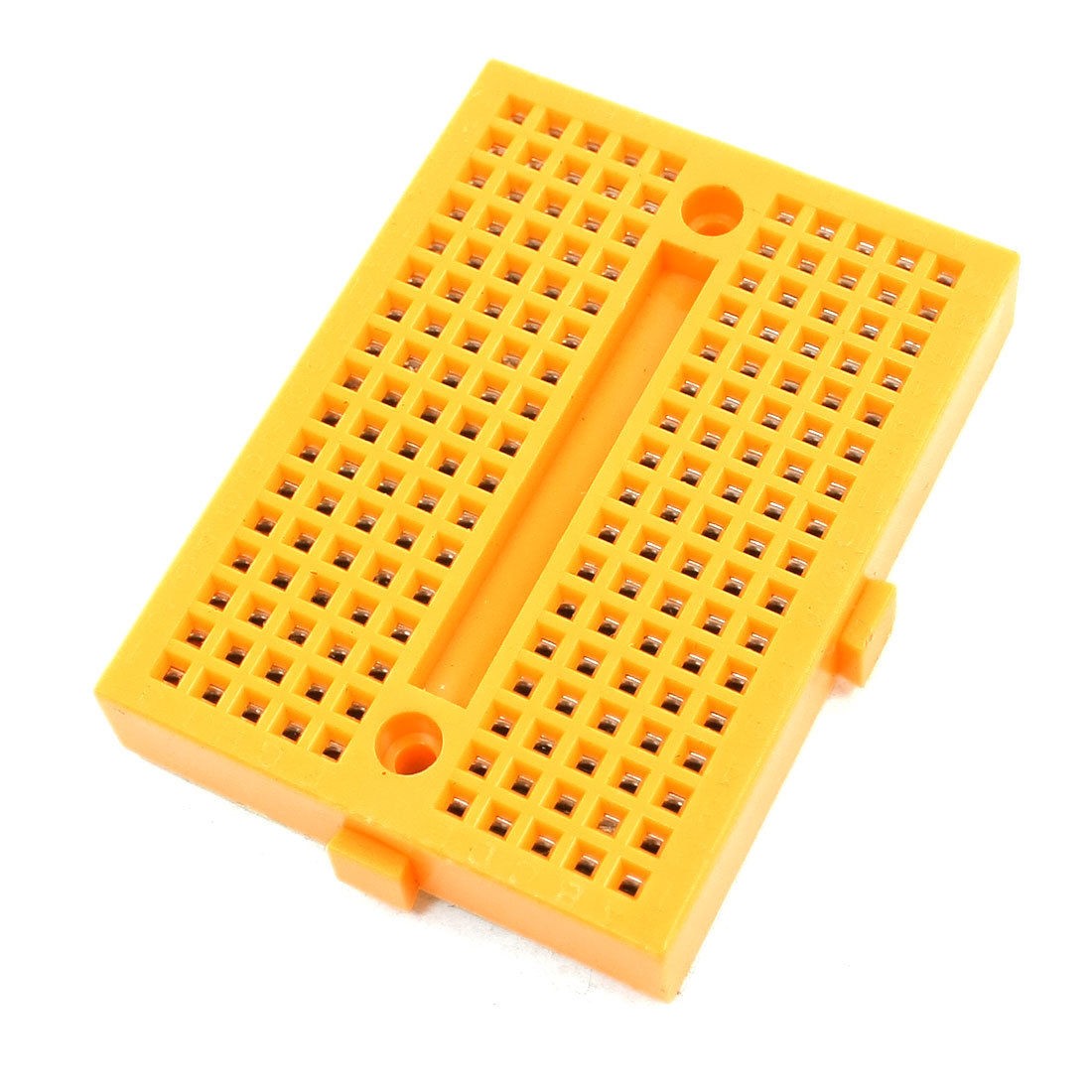 DIY Solderless Breadboard 170 Tie Point PCB Panel 47x35x9mm Yellow