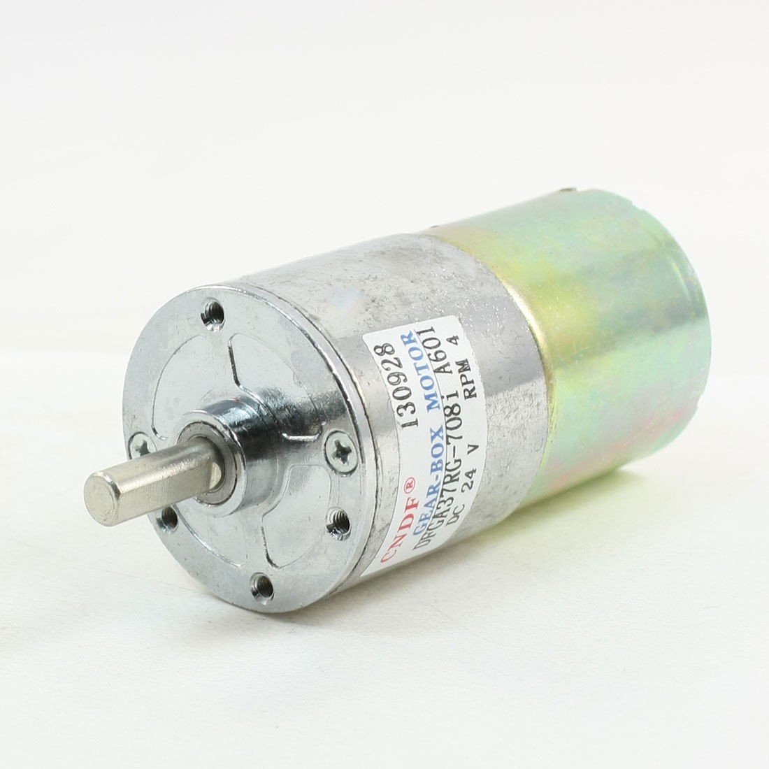 6mm Dia Shaft 4RPM Output Speed 24V DC Gear Box Motor
