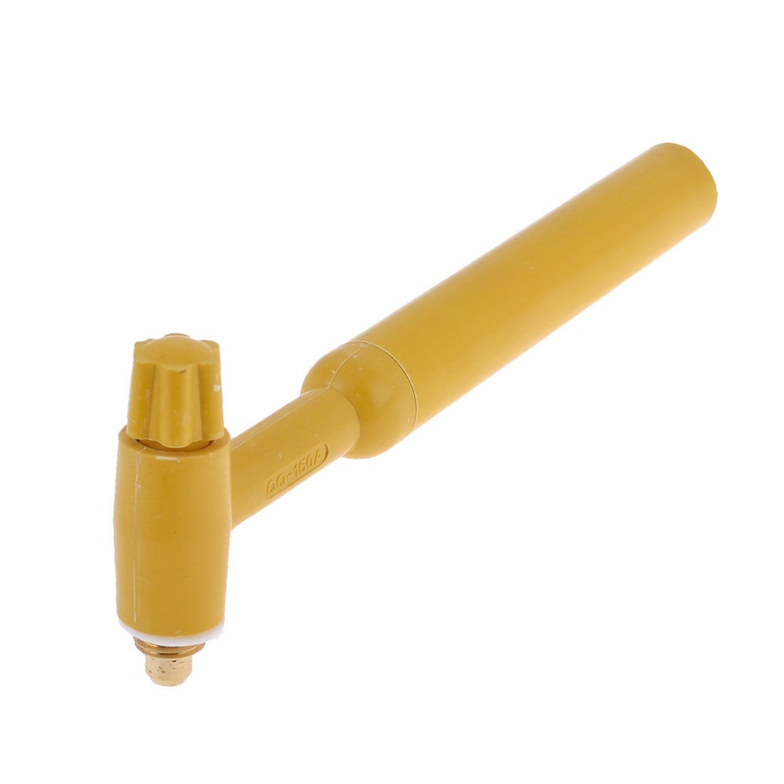 Gold Tone Yellow Plastic Housing TIG Welding Torch 7.7"