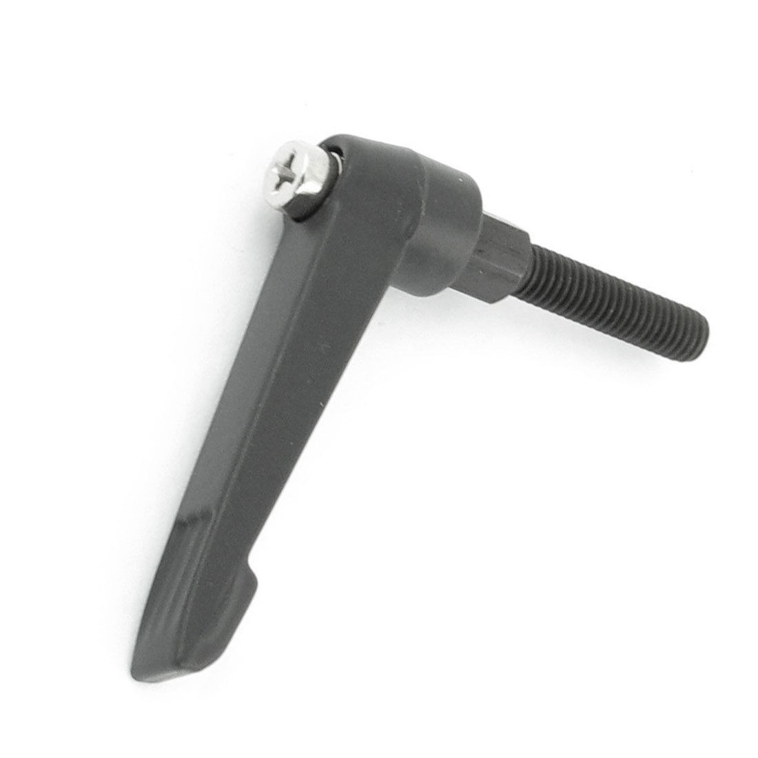 M6 x 25mm Thread Clamping Lever Adjustable Handle Black