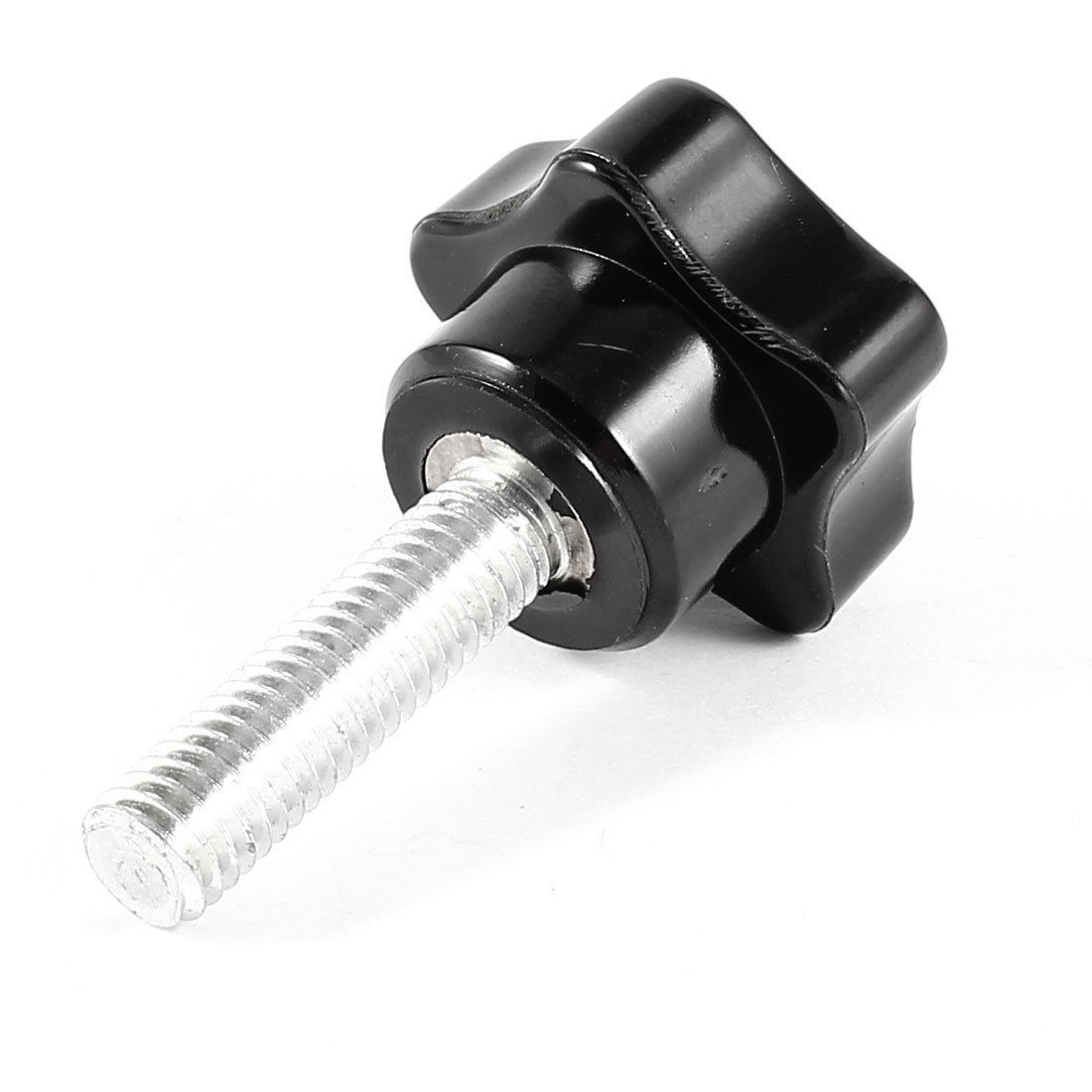 M8x30mm Male Thread Black Star Head Clamping Knob Grip