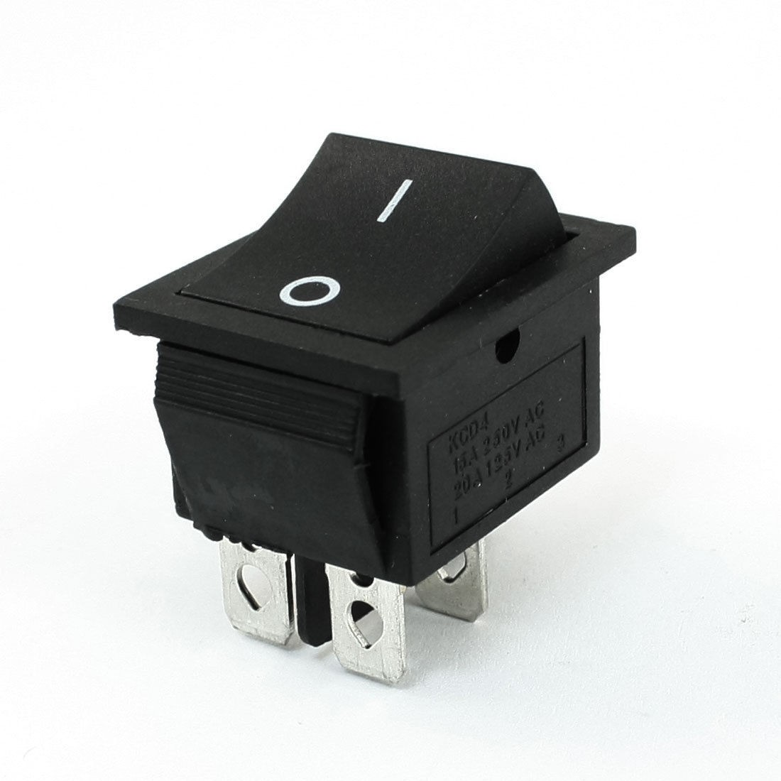 DPST 4Pin 2Position Snap in Rocker Switch 15A 250VAC 20A 125VAC
