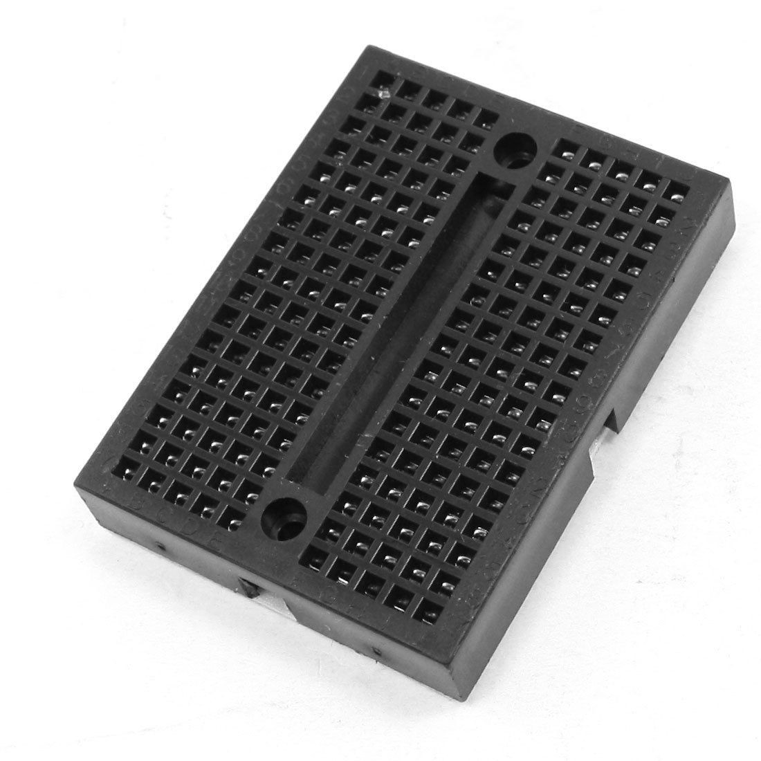 Circuit Test Board Breadboard 170Pcs Tiepoint 47mmx35mmx9mm Black