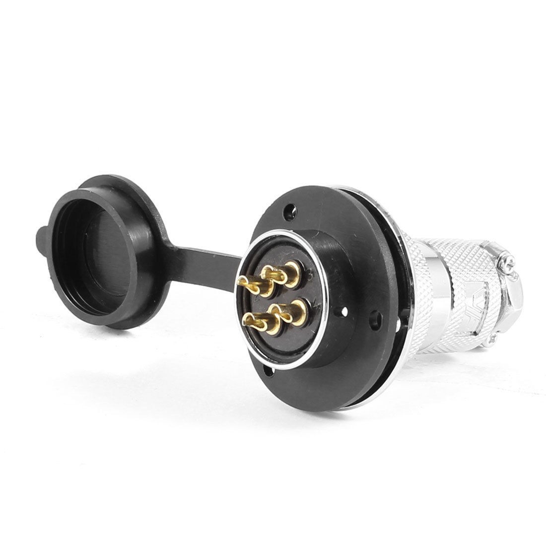 Metal Flange 25mm Head GX25-4 4Pin Male Aviation Plug Connector