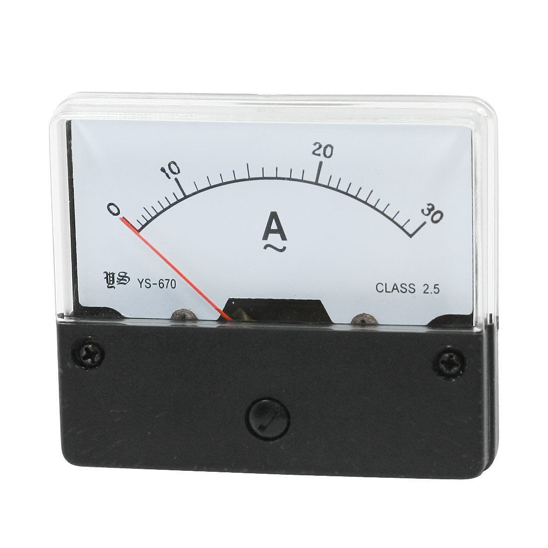 YS-670 Class 2.5 Accuracy AC 0-30A Analog Ammeter Panel Meter