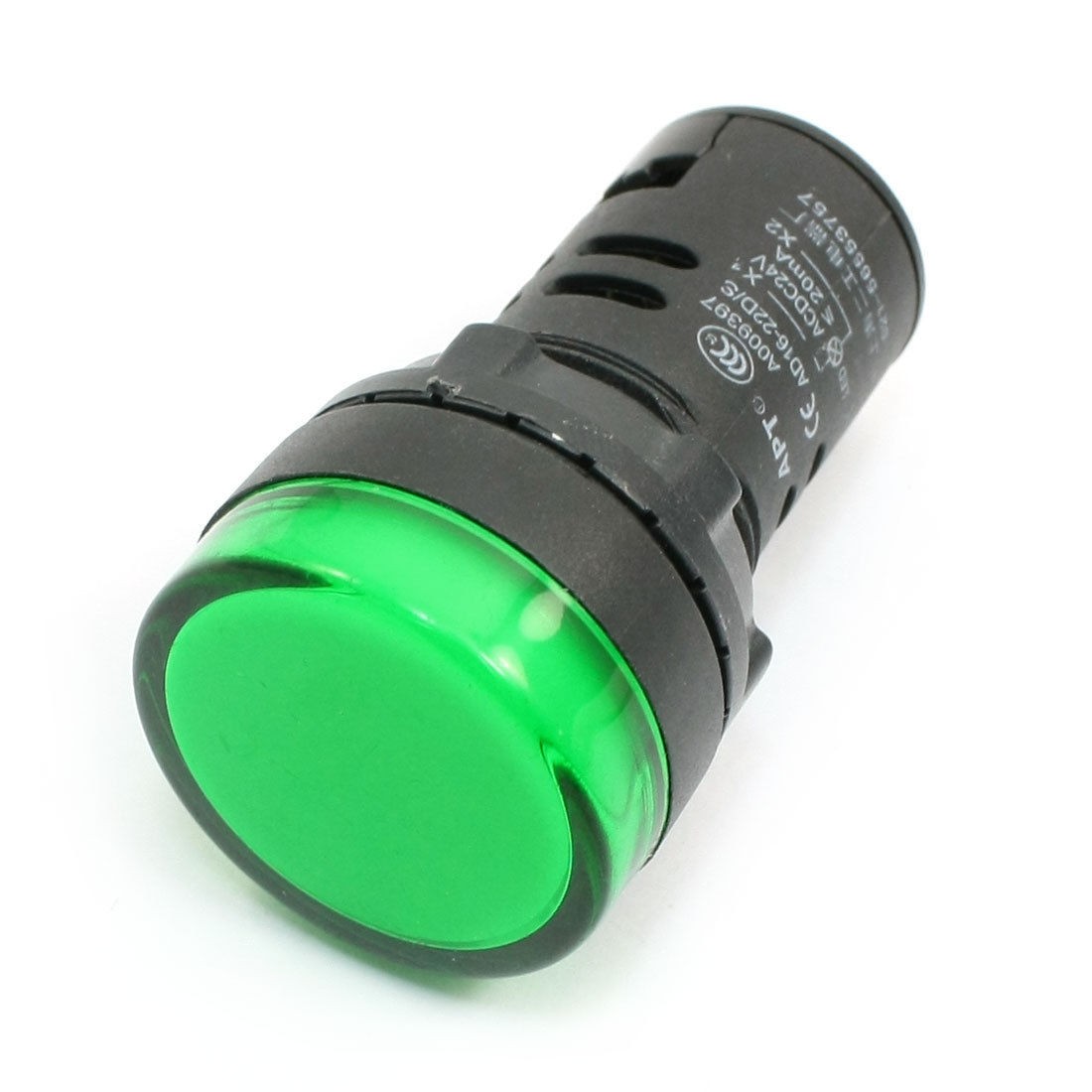 DC 24V 20mA Accident Indicator Fault Signal Green LED Pilot Light