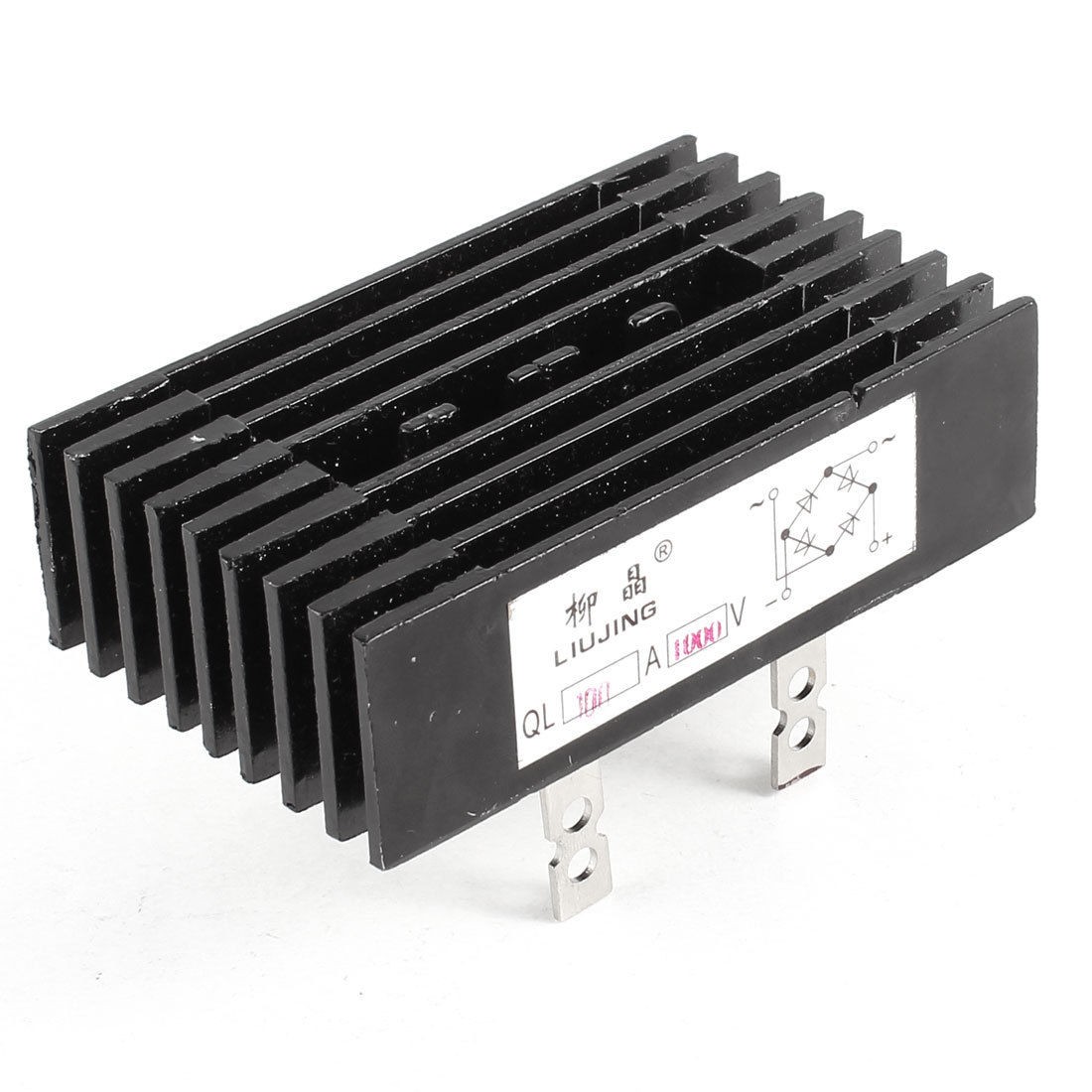 QL Type 4 Pins 3 Phase Diode Heatsink Bridge Rectifier 100A 1000V