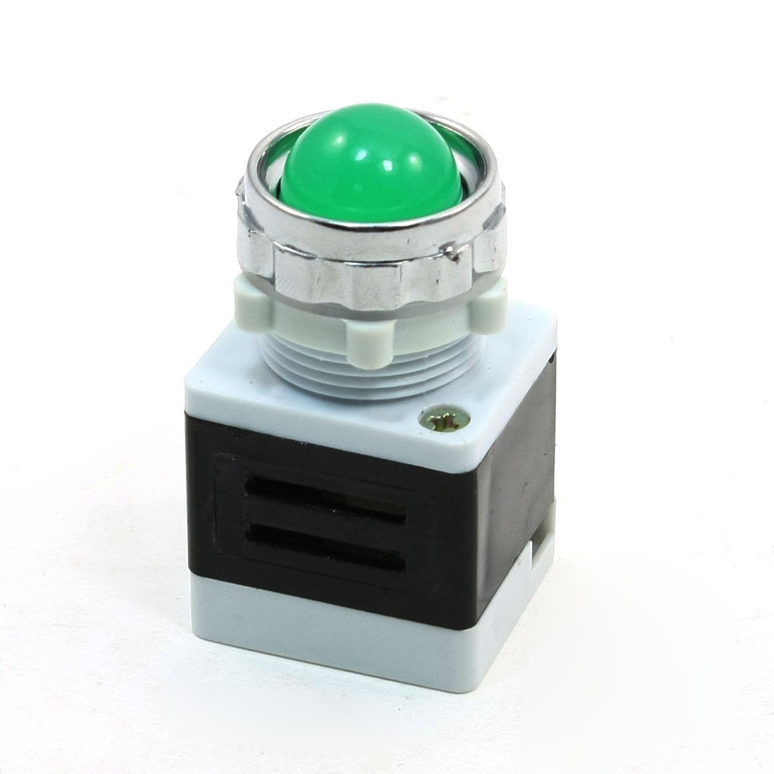 AC 380V Round Top Panel Mounting Green Indicator Light