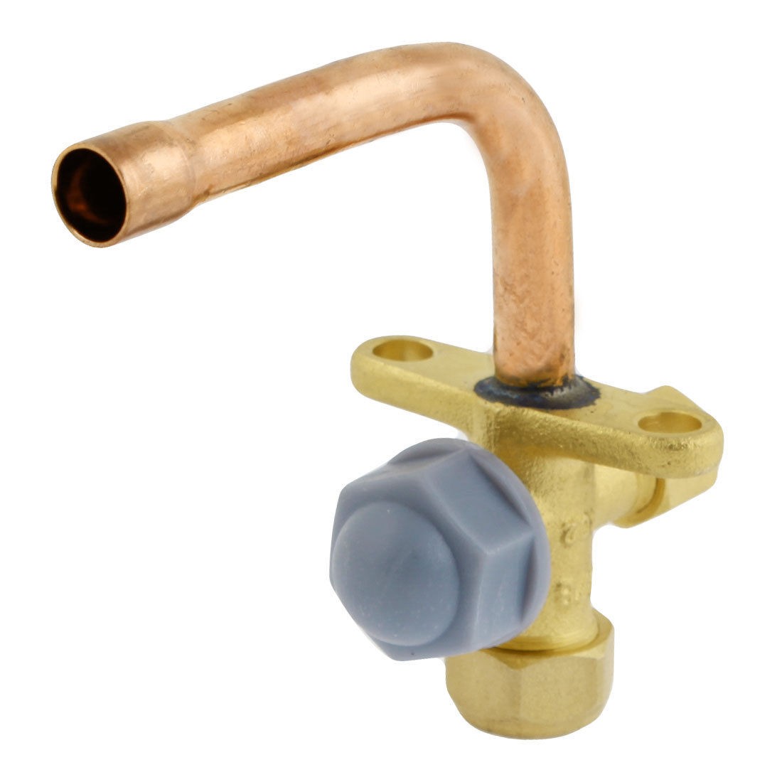 3/8"PT to 1/4"NPT Male Thread 3 Way Valve for Air Conditioner