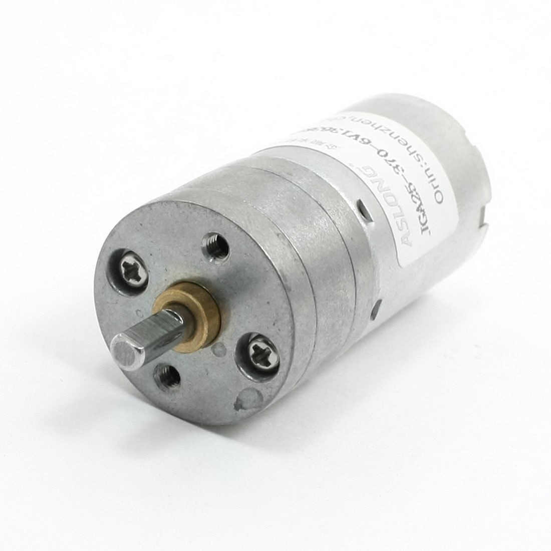 DC6V 363RPM 4mm Dia Drive Shaft Speed Reducing Gear-Box Motor