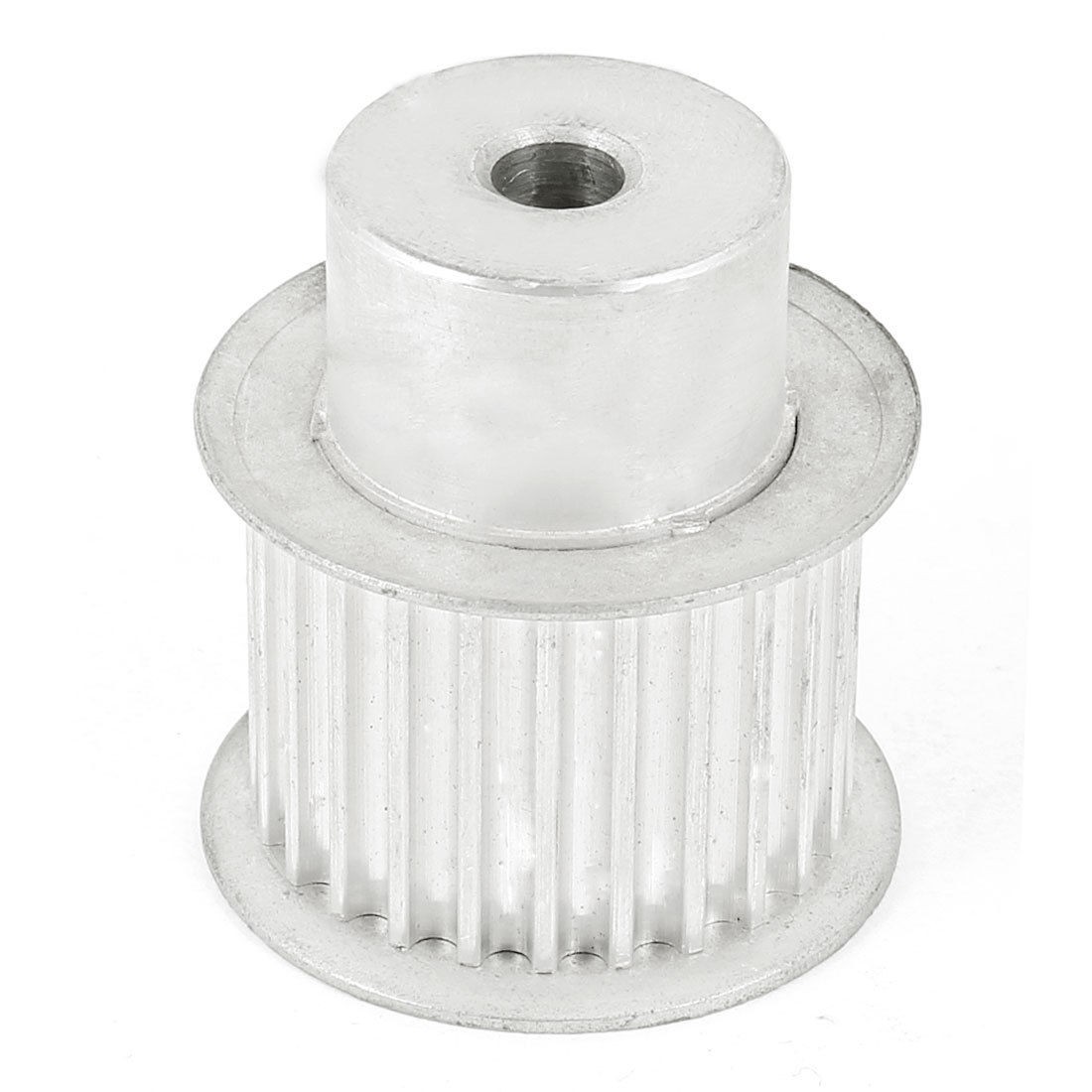 1/5" Pitch 4/13" Bore 25 Tooth Synchronous Timing Belt Pulley Silver Tone