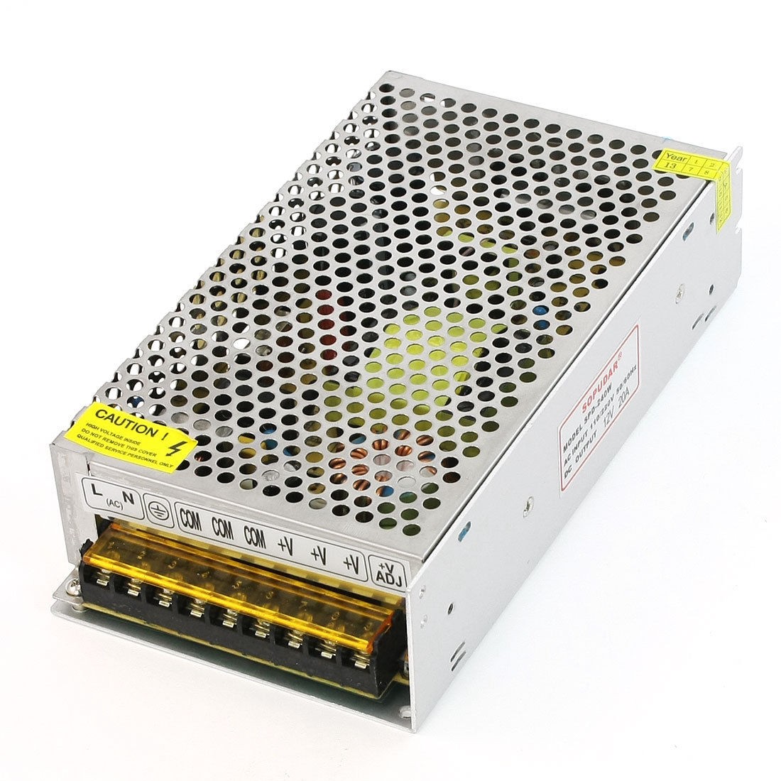 LED Signal Light Heatsink Cooling Pad Switching Power Supply DC12V 20A 240W