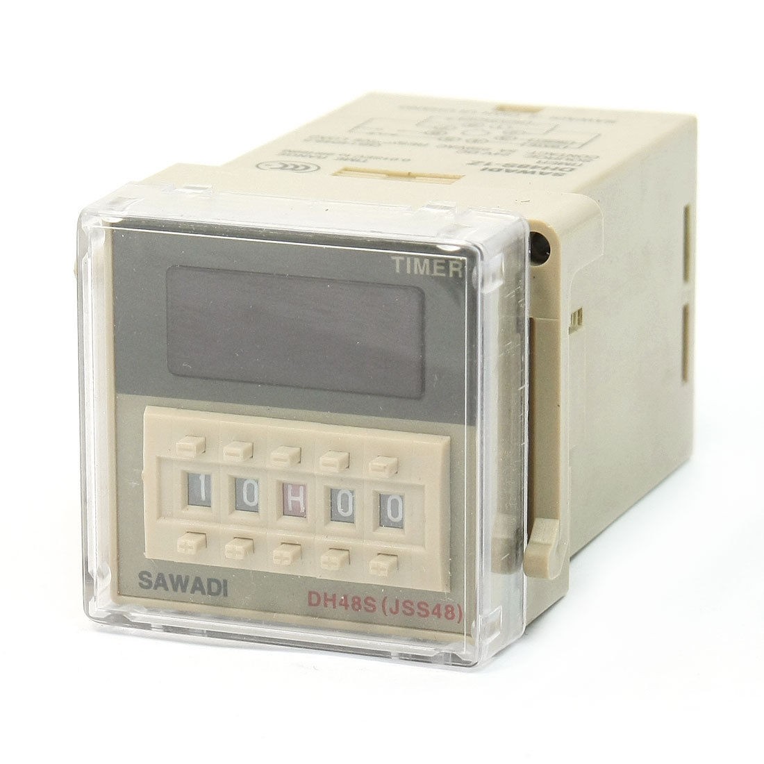 DC 24V 0.01s-99h 99m Panel Mounted Time Delay Relay DH48S-1Z DPDT