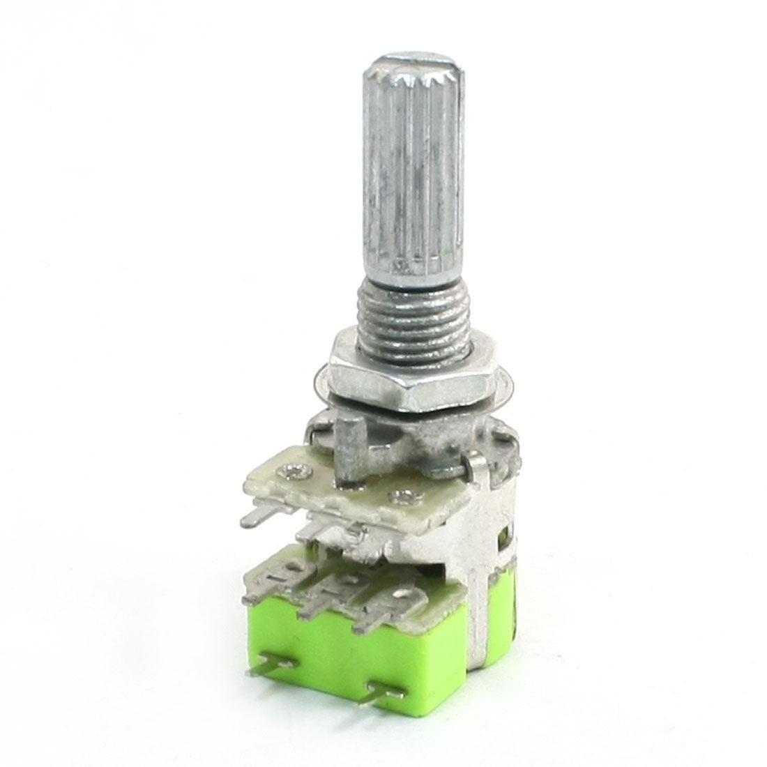 Stereo B50K 50K Ohm Dual Linear Taper Volume Control Potentiometer Switch