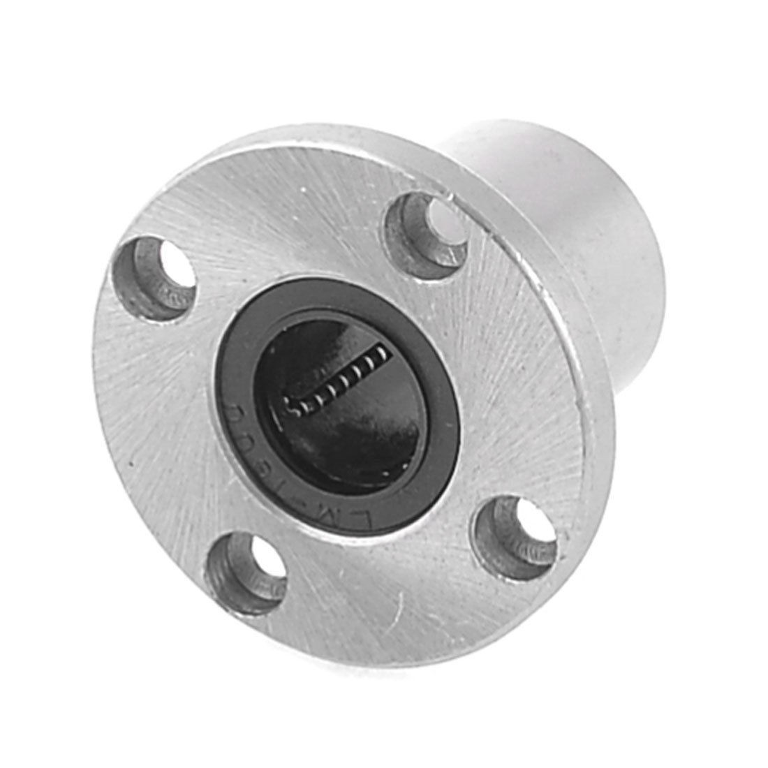 16mm Inner Dia 5mm Mount Diameter Linear Round Flange Bearing LMF16UU