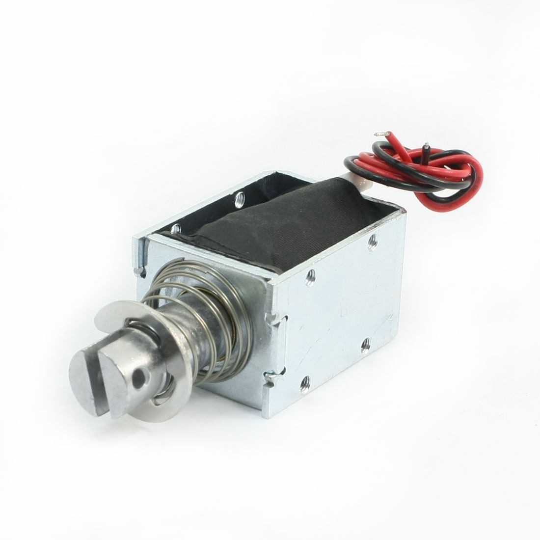 DC 24V Linear Motion 100mm Stroke 0.3Kg Force Solenoid Electromagnet