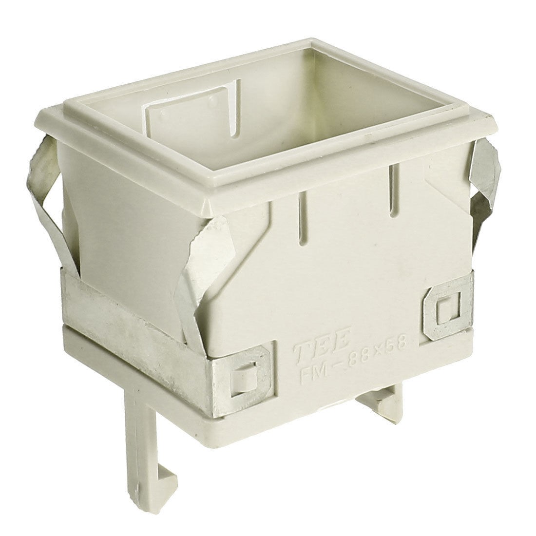 Beige Plastic Metal TEE Time Relay Cover for FM-88X58 Panel