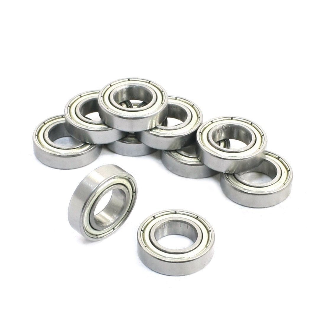 10 Pcs 6800Z 10 x 19 x 5mm Single Row Shielded Deep Groove Ball Bearings