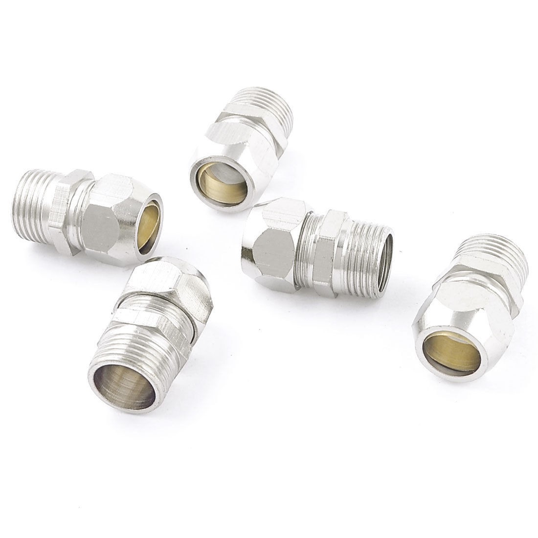 5 x 3/8" PT Male Thread to 12mm Pipe Air Pneumatic Quick Coupler Connector