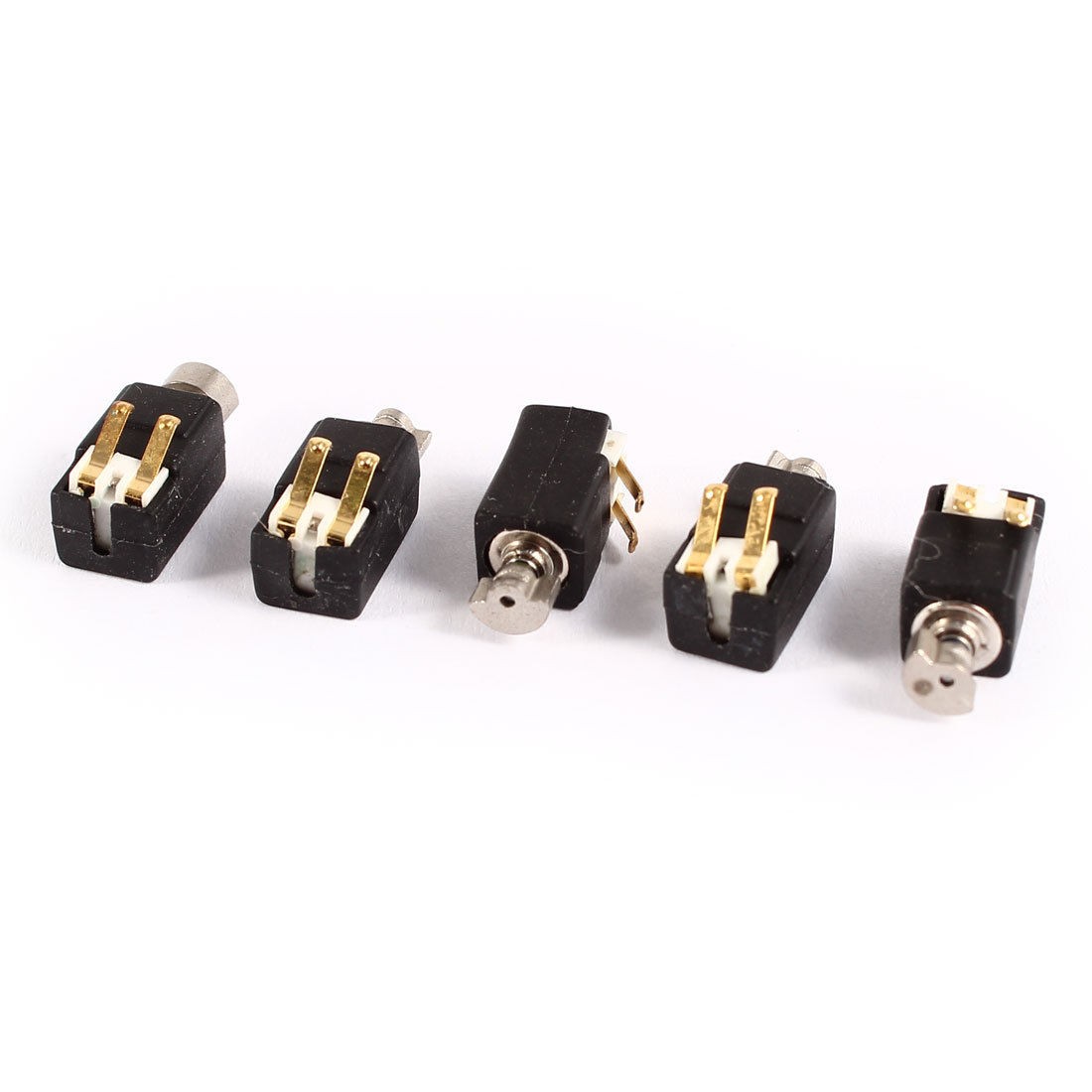 5.0mm x 5.2mm x 8.2mm Black Electric 2000RPM Speed Vibration Motor DC3V 5 Pcs