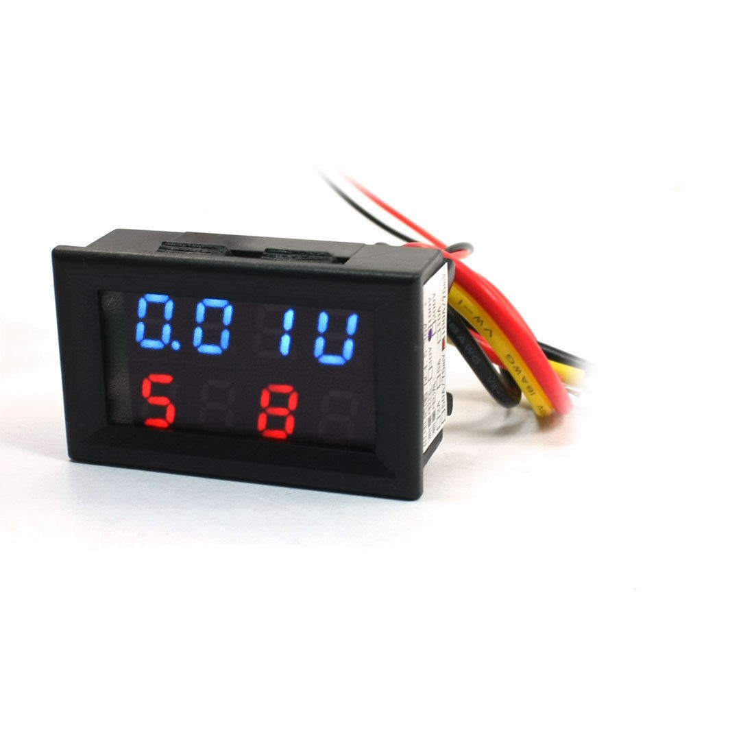 Red Blue LED Digital Display Voltmeter Ammeter DC 0-100V 100A/75mV 5Wire