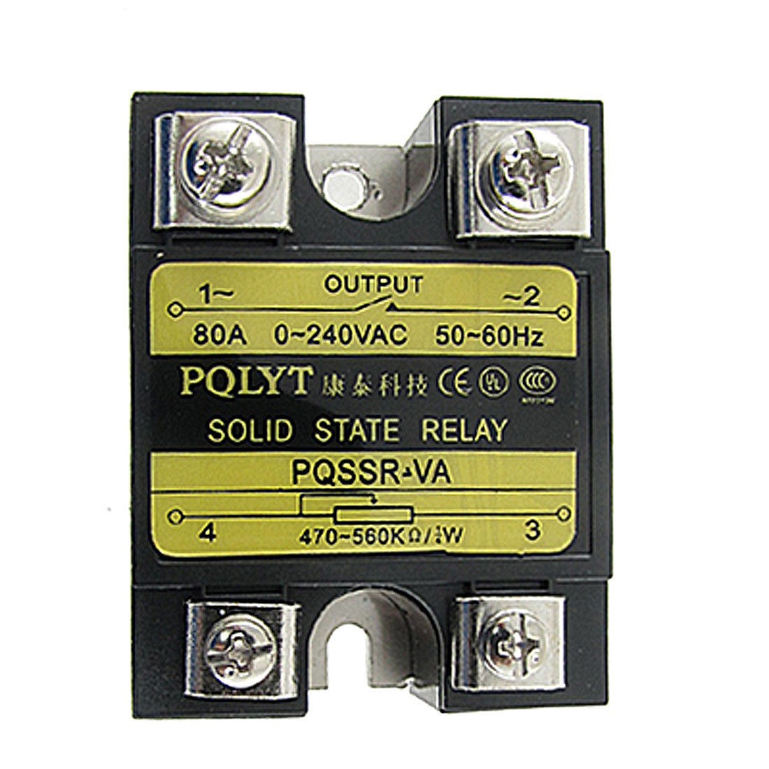 SSR Solid State Relay Voltage Resistance Regulator 80A 240V AC / 470-560K Ohm