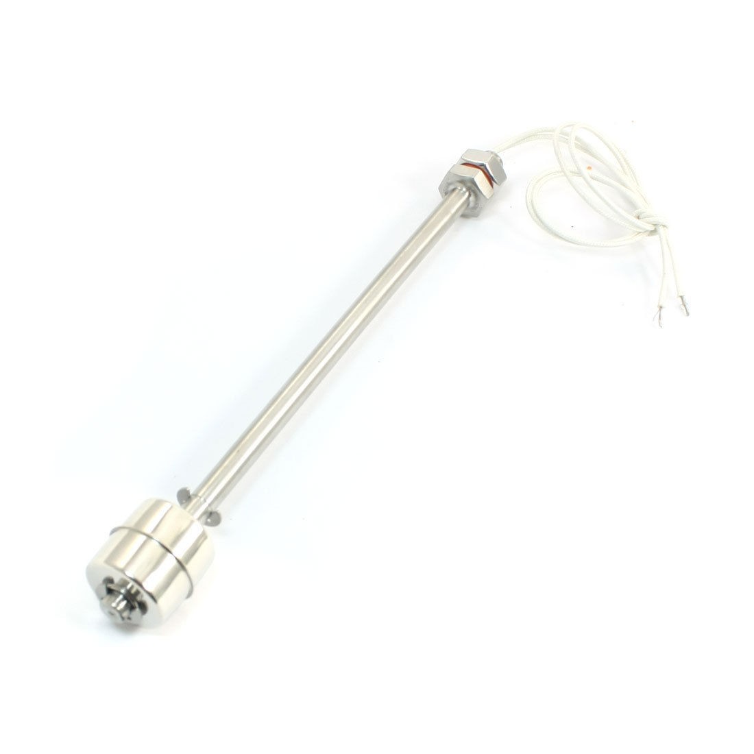 395mm Long Wire Liquid Level Sensor Single Ball Stainless Steel Float Switch