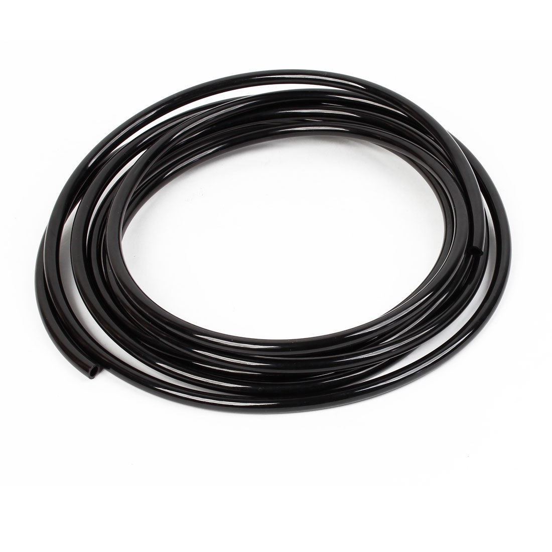 5 Meter 16.4Ft 10 x 6.5mm Pneumatic Air PU Hose Pipe Tube Black