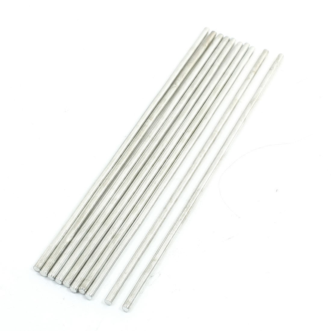 10Pcs 150 x 3mm Stainless Steel Cylinder Linear Rail Round Rod Shaft