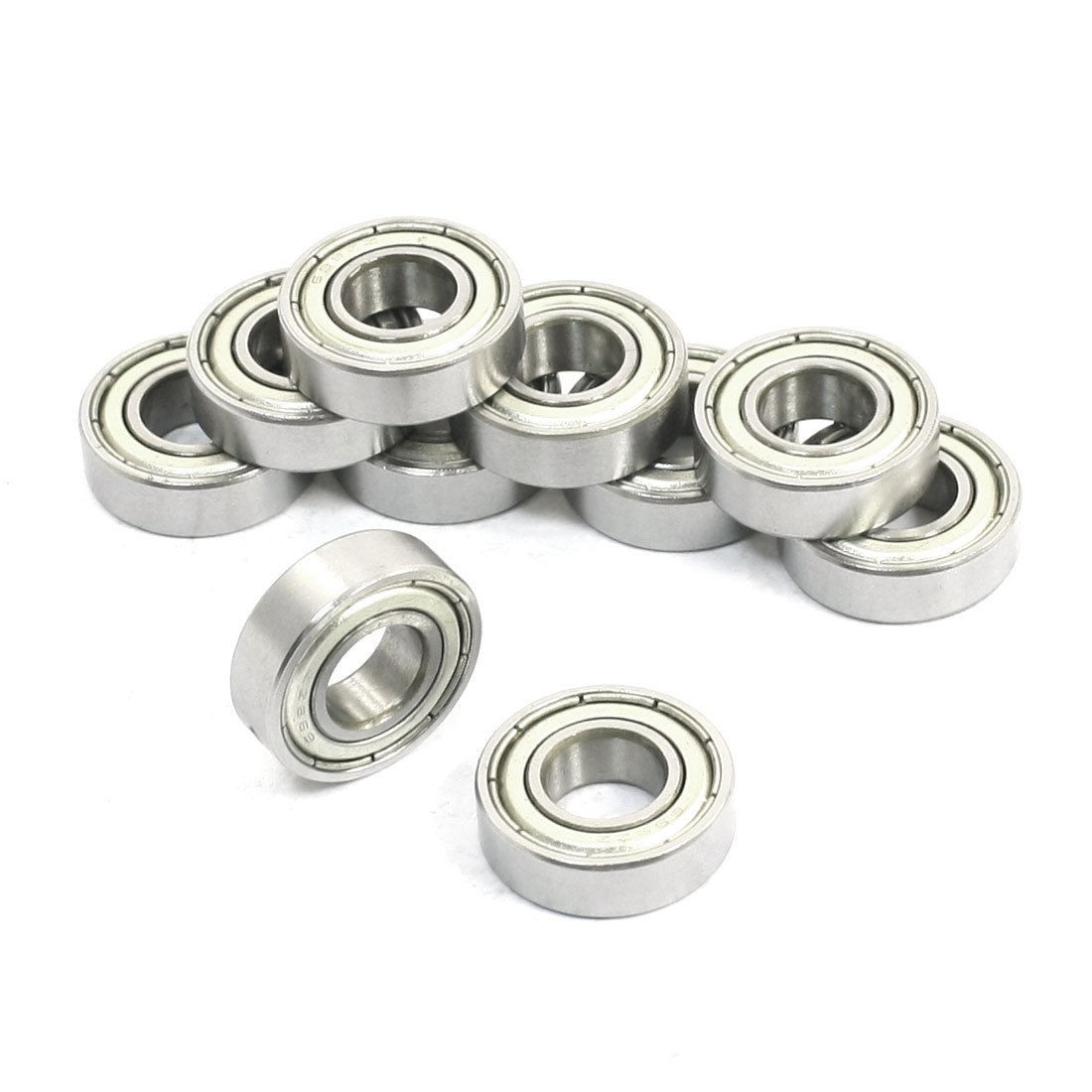 10 Pcs 699ZZ 9mm x 20mm x 6mm One Row Sealed Deep Groove Ball Bearings