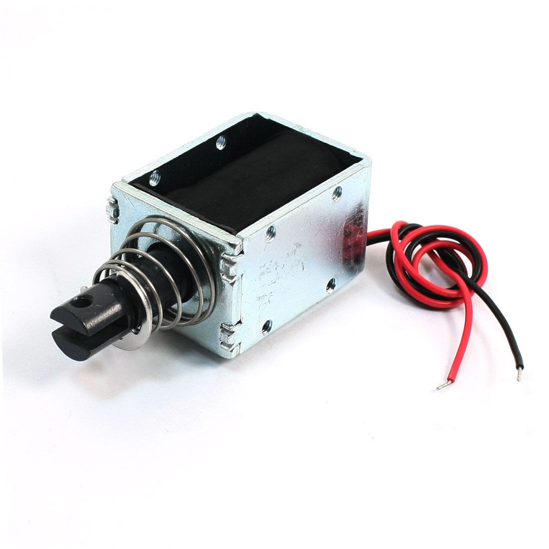 11.5mm Stroke 0.3Kg Force Pull Type Metal Solenoid Electromagnet 24VDC 23W