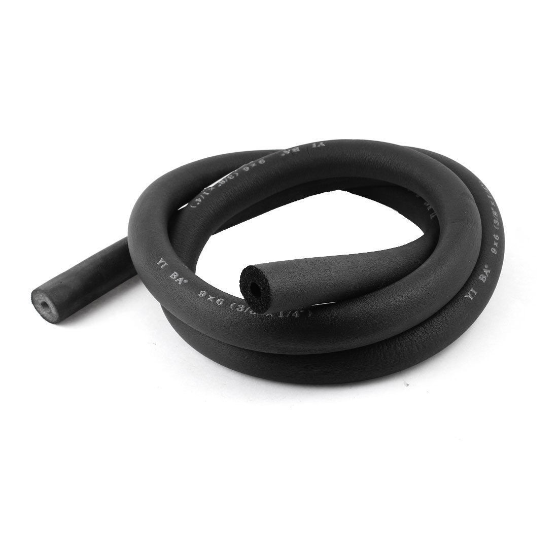 3/8" x 1/4" Air Conditioner Foam Heat Insulated Tube Pipe Black