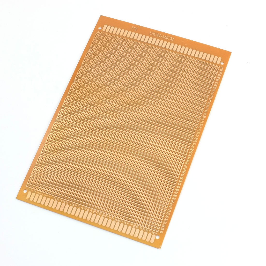 Prototyping Brown Single Side Universal PCB Breadboard Stripboard 12cmx18cm