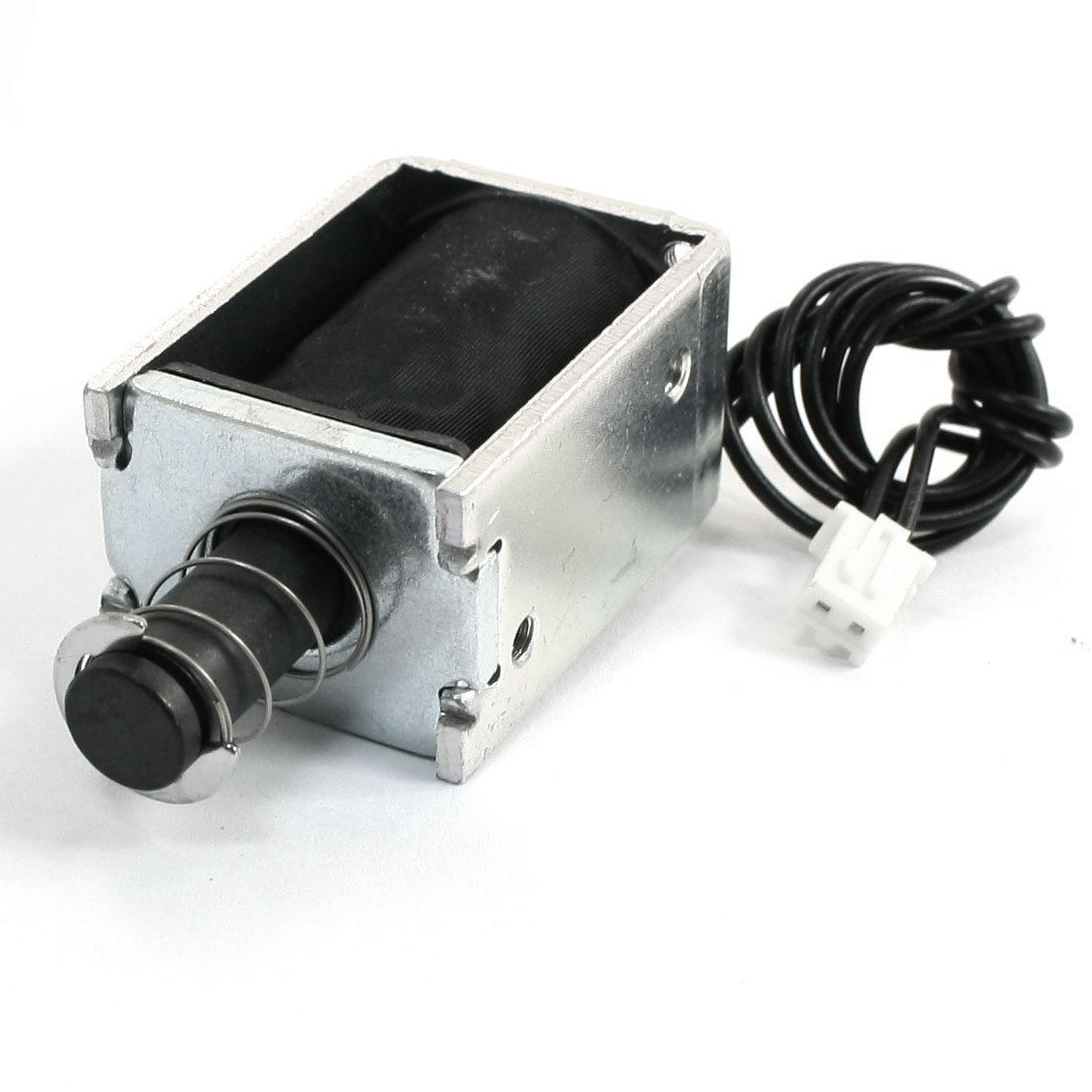 0.4lb Spring Plunger Pull Linear Electromagnet Solenoid DC 12V 0.5A