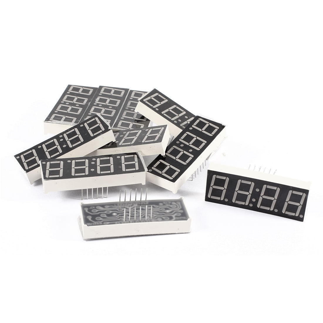 10 Pcs Red LED Numeric 10 Pin DIP 4Bit 4-Digit Common Cathode Digital Tube 0.56"