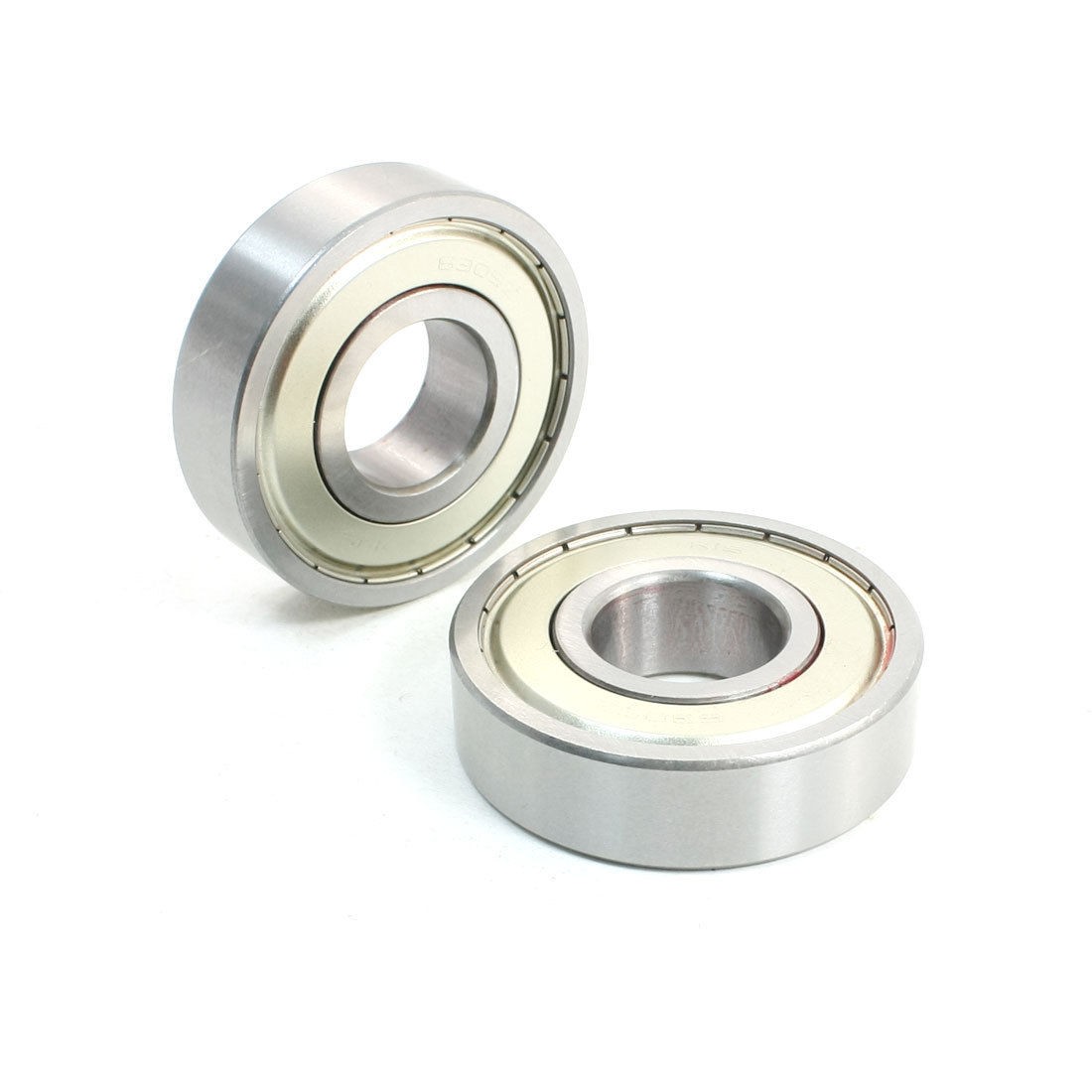2 Pcs 25 x 62 x 17mm Single Row Deep Groove Ball Bearings 6305Z