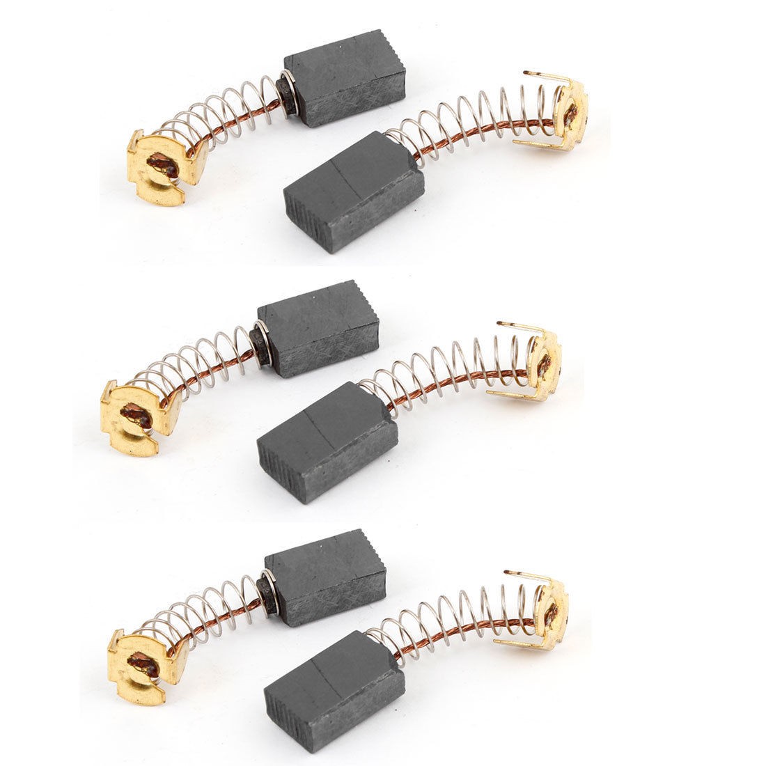 6PCS Repairing Part 15mm x 10mm x 5mm Carbon Brush for Generic Electric Motor